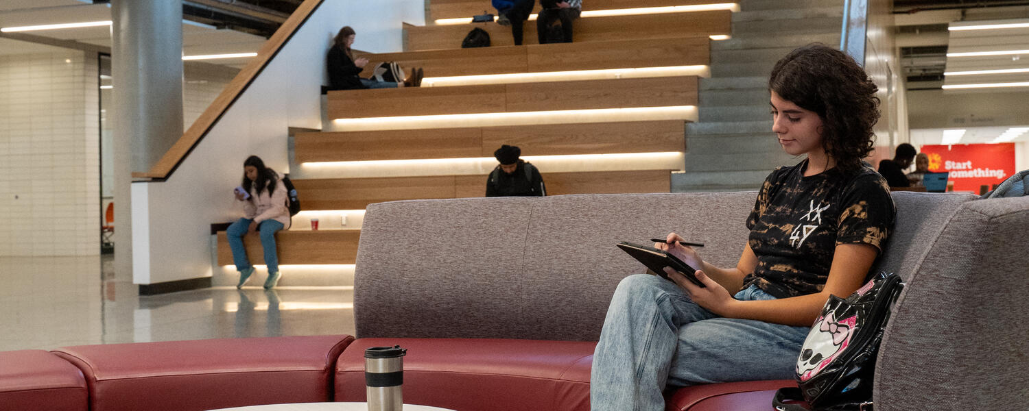 Student on Campus