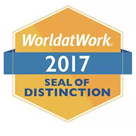WorldatWork Alliance for WorkLife Progress Seal of Distinction (2015, 2016, 2017) WorldatWork Alliance for WorkLife Progress Seal of Distinction (2015, 2016, 2017)